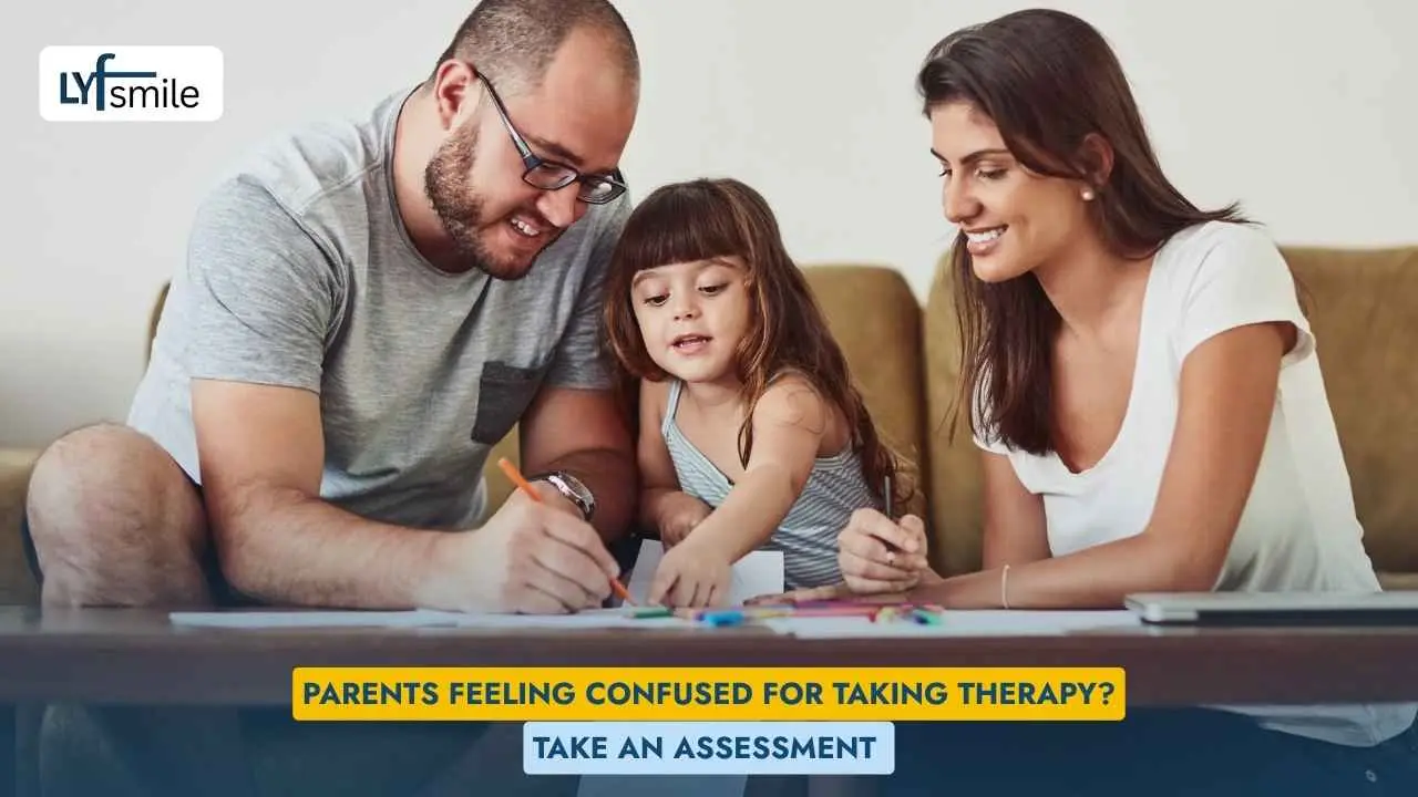 Parents considering therapy assessment for child