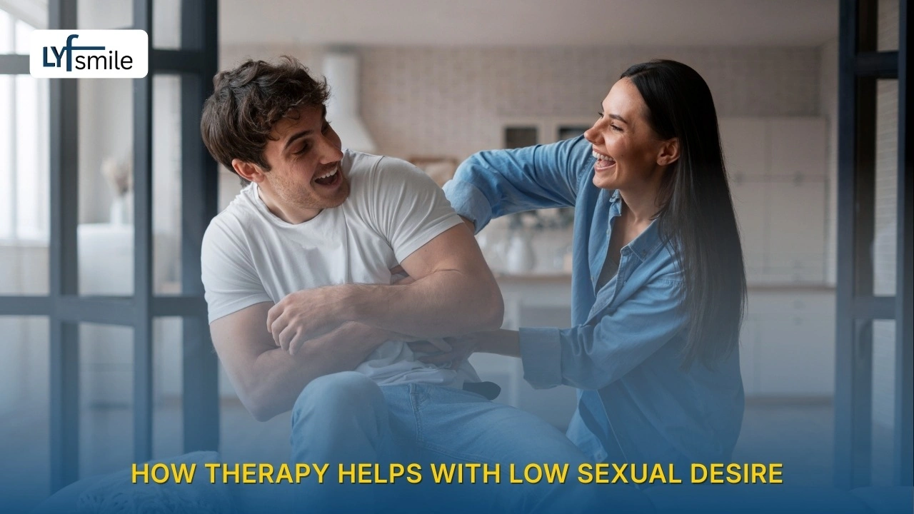 Therapy helping couples overcome low sexual desire and rebuild intimacy.