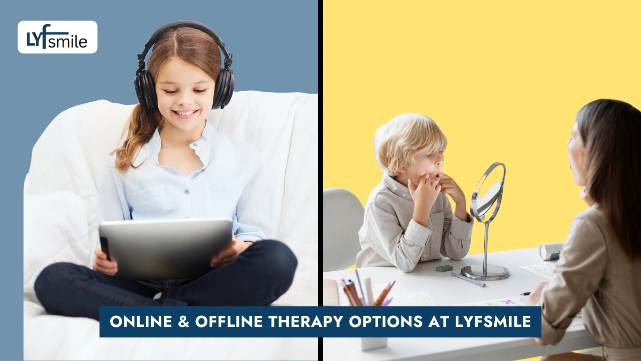 Online and Offline Therapy for Child 