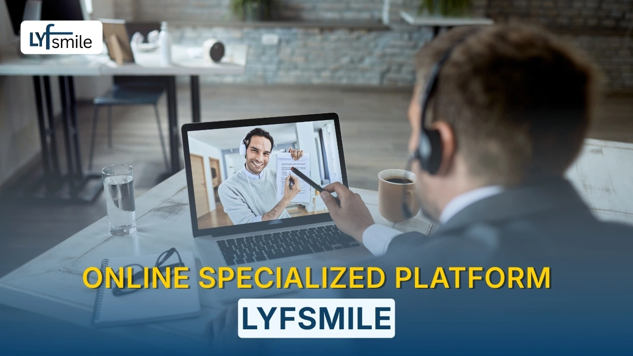 Lyfsmile online platform for mental health support