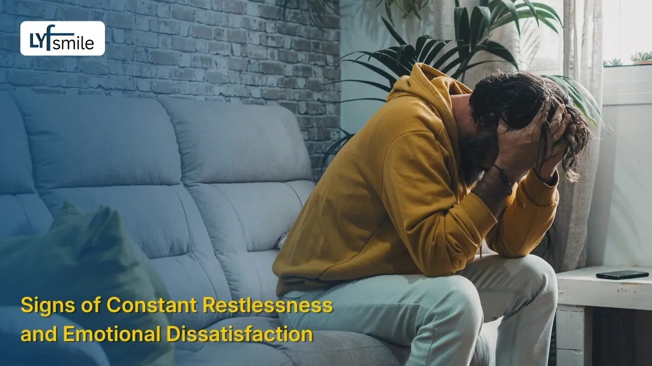 Signs of constant restlessness anxiety and emotional dissatisfaction in adults