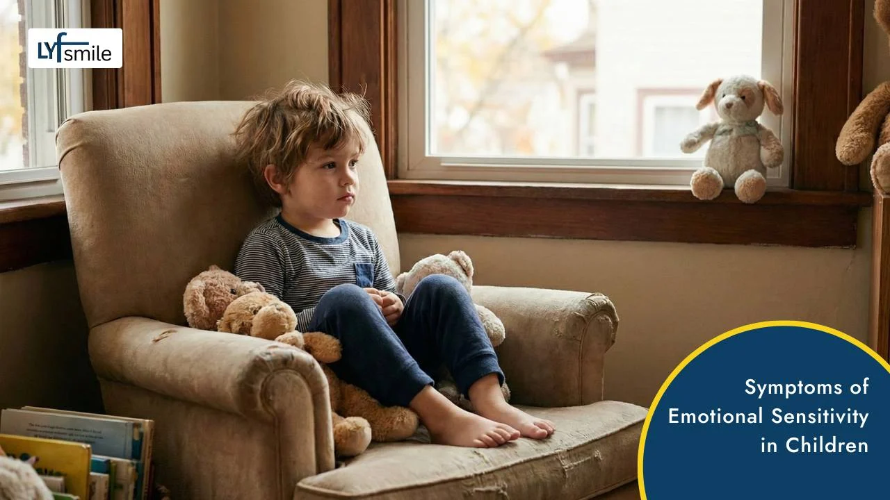 common symptoms of emotional sensitivity in children like sudden crying