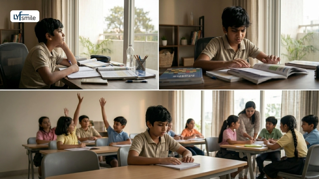 Changes in child’s study habits and behavior