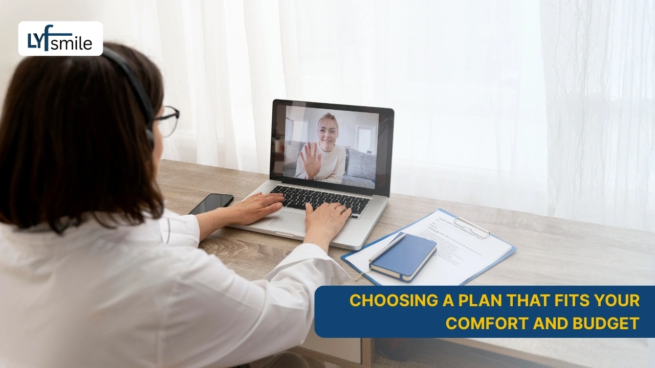 Choose a therapy plan that fits comfort and budget