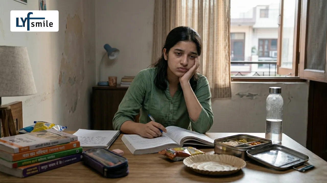 Early signs and symptoms of eating disorders in adolescence affecting a teenage girl