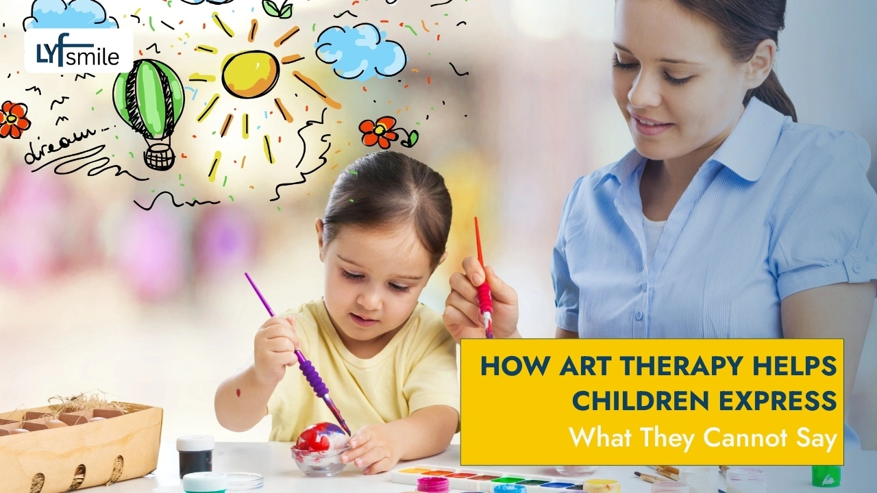 Art therapy for children helping kids express emotions.