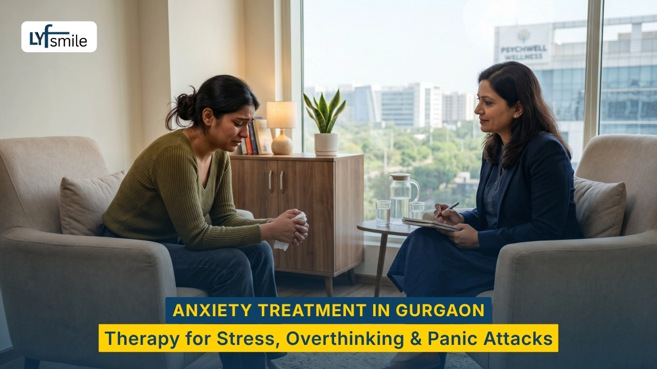 Anxiety Therapy in Gurgaon for Stress, Panic Attacks and Overthinking